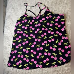 Black Cherry Print top